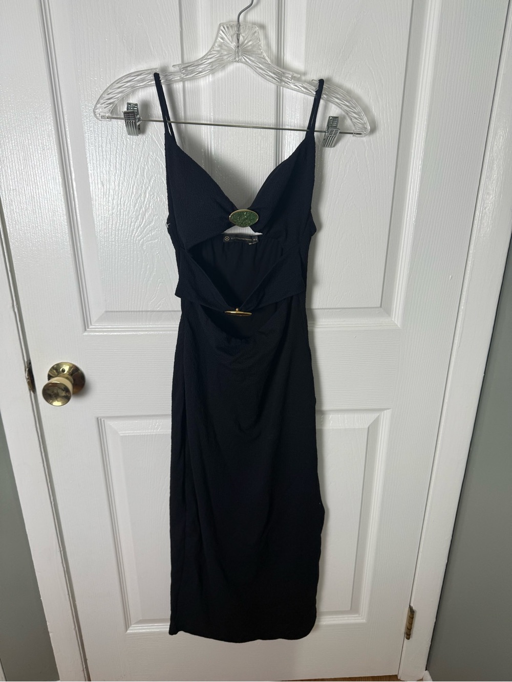 Vix Paula Hermanny Firenze Petra Midi Dress in Black M - Picture 2 of 7